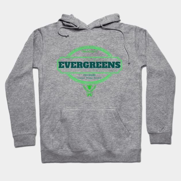 Evergreens - The Chicken Sexers Hoodie by Quirky Design Collective